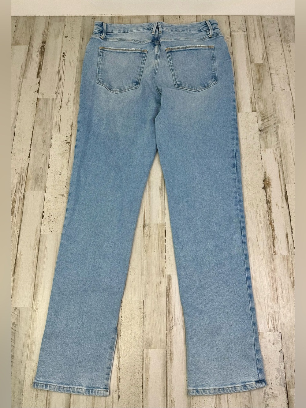 Good American Womens 14/32 (33x33) Jeans Straight Leg High Rise Denim - Picture 10 of 12